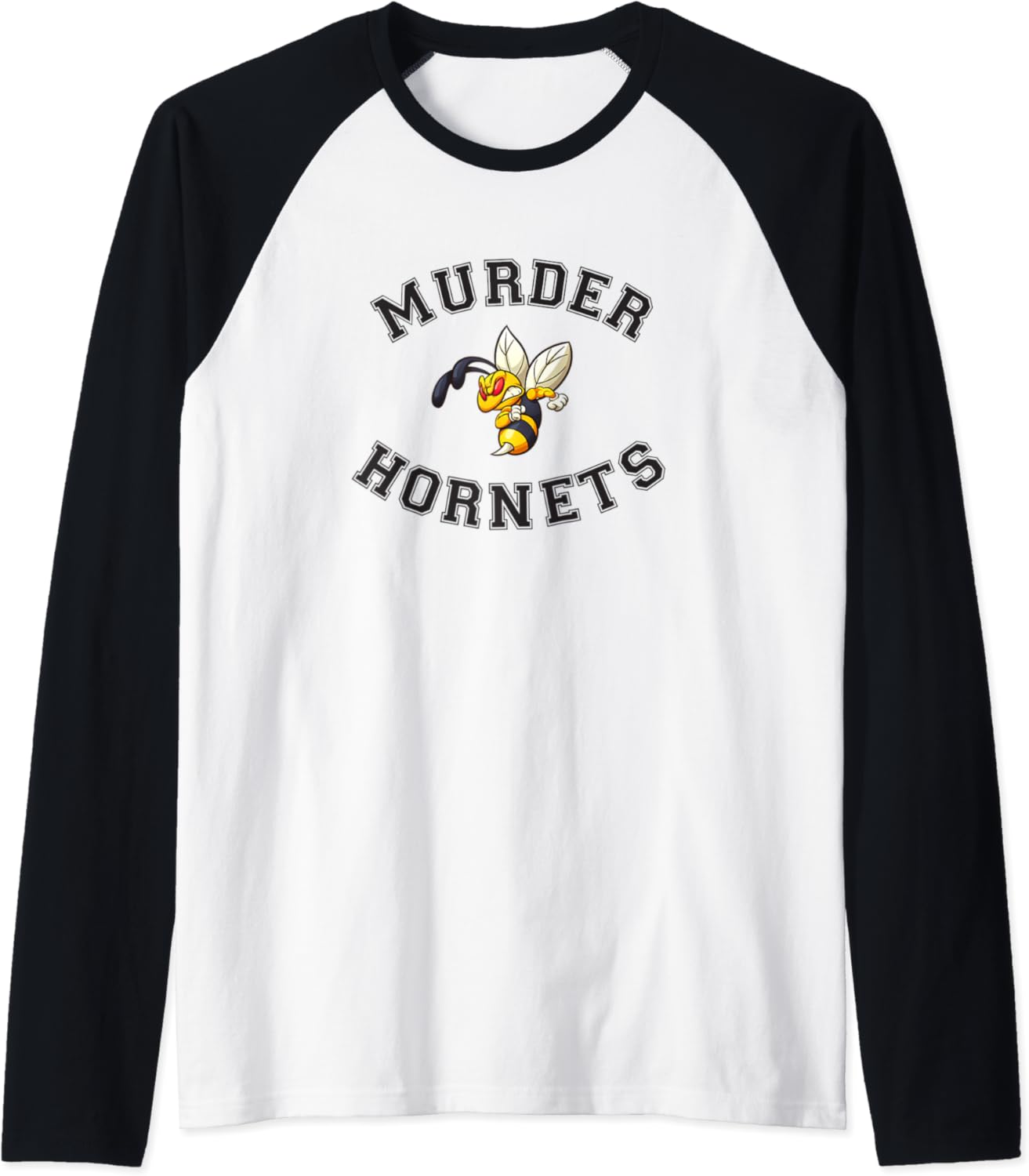 Murder Raglan Baseball Tee Clothing, Shoes & Jewelry